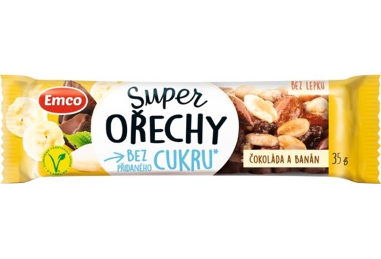 Super ořechy čokoláda a banán