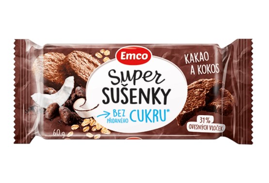 Super sušenky kakao a kokos