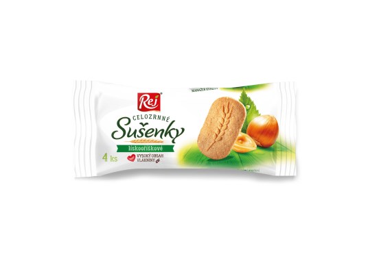 Sušenky celozrnné lískooříškové