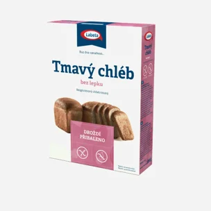 Tmavý chléb bez lepku směs