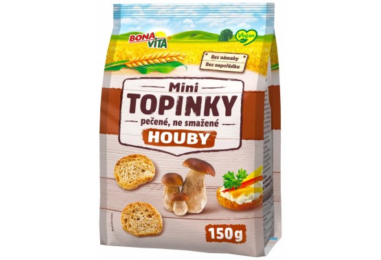 Topinky mini houby