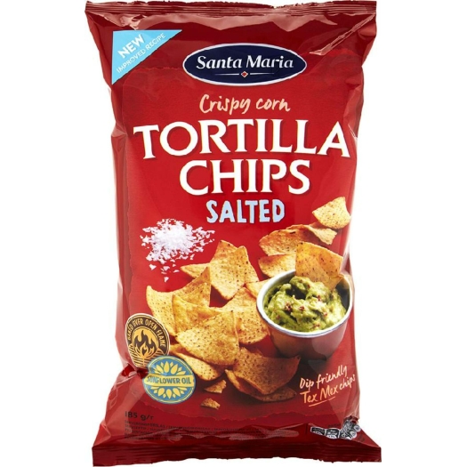 Tortilla chips solené