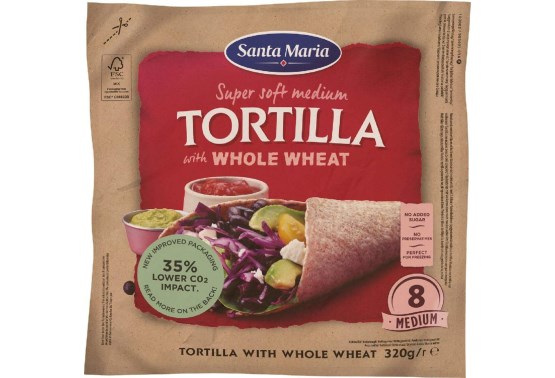 Tortilla whole wheat  celozrnná - expirace