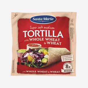 Tortilla whole wheat celozrnná