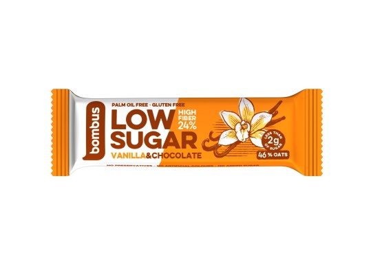 Tyčinka low sugar vanilka a čokoláda