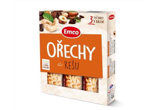 Tyčinka Ořechy a kešu 3x35 g