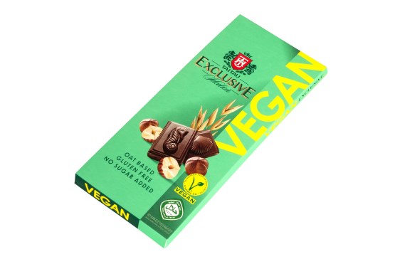 Veganská čokoláda s lískovými ořechy exclusive