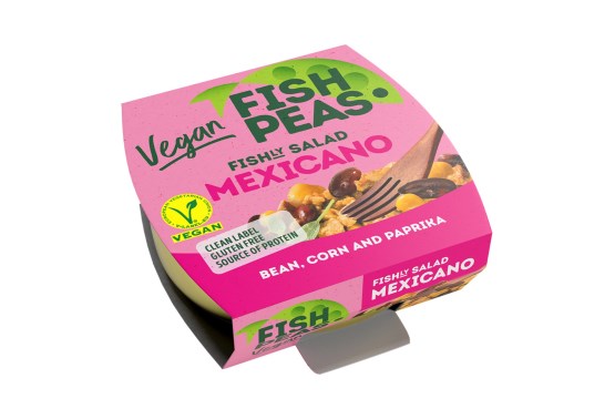 Veganský salát s hrachovou bílkovinou Mexicano