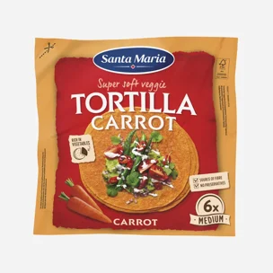 Veggie tortilla mrkev