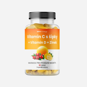 Vitamin C s šípky, vitamin D a zinek