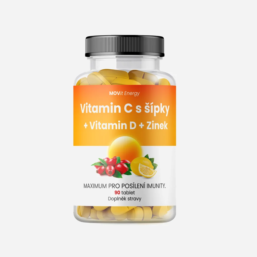 Vitamin C s šípky, vitamin D a zinek