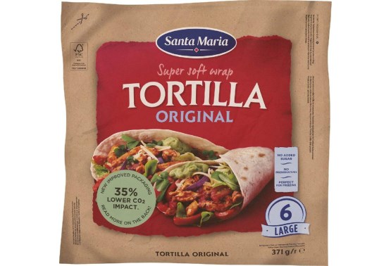 Wrap tortilla