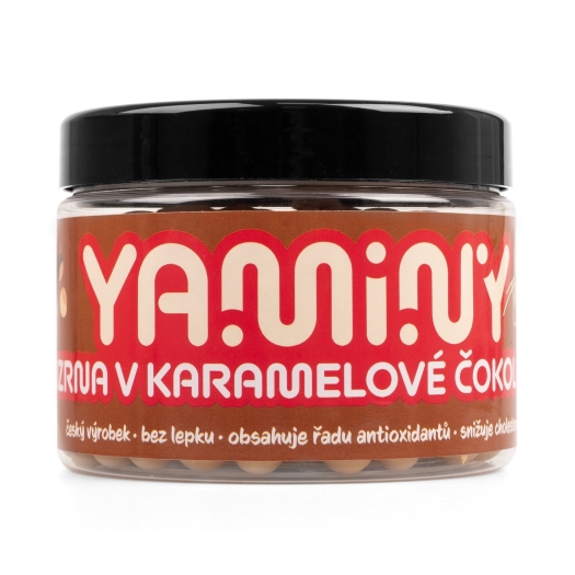 Yaminy Cizrna v karamelové čokoládě 300 g - expirace