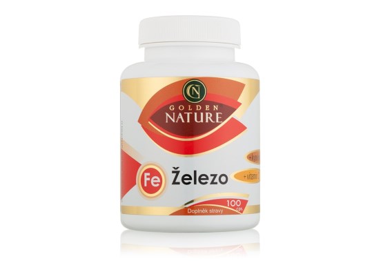 Železo+Vitamin C+Kys. listová 100 tablet