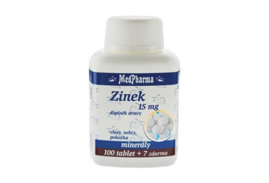 Zinek 15 mg 107 tablet