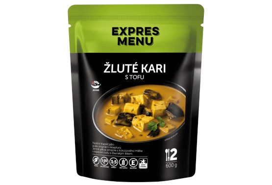 Žluté kari s tofu